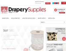 Tablet Screenshot of draperysupplies.com